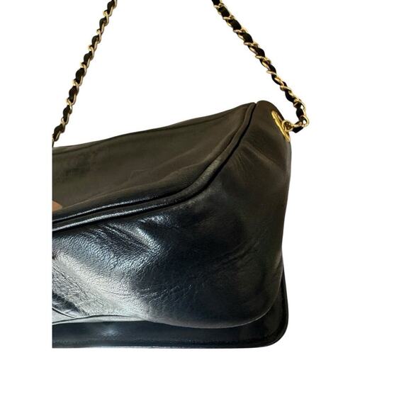 VTG Moschino Crossbody heart shape quilted lambskin Gold chain strap purse SOFT - Picture 5 of 16